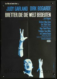 2w106 I COULD GO ON SINGING German movie poster '63 cool artwork of Judy Garland performing!