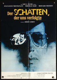 2w155 PASSENGERS German movie poster '77 Les Passagers, Jean-Louis Trintignant, Mireille Darc