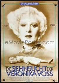 2w218 VERONIKA VOSS German poster '82 Die Sehnsucht der Veronika Voss, Rainer Werner Fassbinder