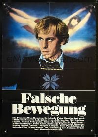 2w225 WRONG MOVE German movie poster '74 Falsche Bewegung, Wim Wenders, Rudiger Vogler