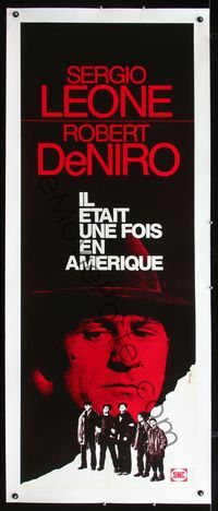 2z107 ONCE UPON A TIME IN AMERICA linen French door panel '84 Leone, different Robert De Niro c/u!