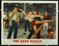 3b277 BAND WAGON lobby card #2 '53 Fred Astaire watches beautiful sexy Cyd Charisse in dance number!