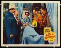 3b282 BELLS OF CORONADO movie lobby card R56 Roy Rogers & Dale Evans with guy on operating table!