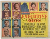3b079 EXECUTIVE SUITE TC '54 great headshot portraits of William Holden, Barbara Stanwyck & 8 more!