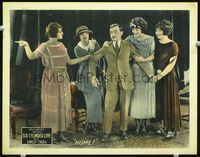 3b256 6 CYLINDER LOVE movie lobby card '23 Elmer Clifton, automobile brings bad luck to its owners!