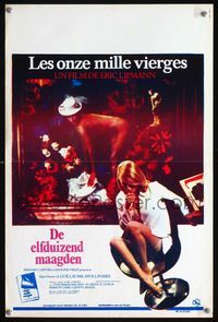 3c513 BISEXUAL Belgian movie poster '75 Les onze mille verges, sexy image of Yves Marie Maurin!