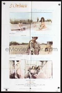 3d010 3 WOMEN one-sheet movie poster '77 Robert Altman, Shelley Duvall, Sissy Spacek, Janice Rule