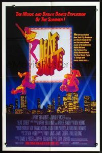 3d055 BEAT STREET one-sheet movie poster '84 Rae Dawn Chong in the hip-hop break dance explosion!