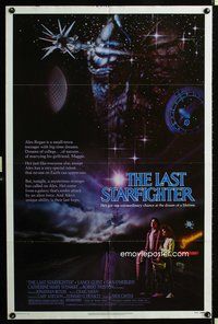 3d475 LAST STARFIGHTER one-sheet poster '84 Lance Guest, Dan O'Herlihy, Catherine Mary Stewart!