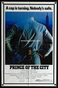 3d733 PRINCE OF THE CITY one-sheet poster '81 Sidney Lumet directing! Treat Williams, Jerry Orbach
