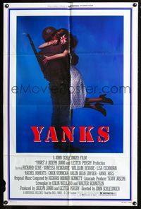 3d986 YANKS one-sheet poster '79 Richard Gere, Vanessa Redgrave, John Schlesinger WWII Home Front!