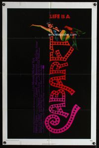 3e101 CABARET one-sheet movie poster '72 singing & dancing Liza Minnelli in Nazi Germany, Bob Fosse