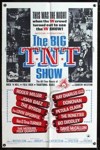 3g101 BIG T.N.T. SHOW 1sh '66 all-star rock & roll, traditional blues, country western & folk rock!