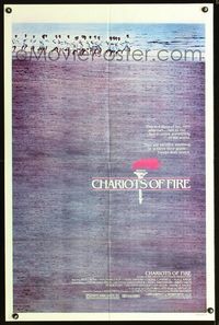 3g172 CHARIOTS OF FIRE one-sheet poster '81 Hugh Hudson English Olympic running sports classic!