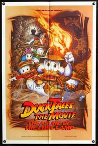 3g235 DUCKTALES: THE MOVIE one-sheet poster '90 Walt Disney, Scrooge McDuck, cool adventure art!