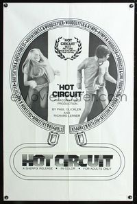 3g375 HOT CIRCUIT one-sheet movie poster '72 sexy Sally Paradise is Girl Friday & Hustler!