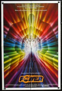 3g650 POWER one-sheet movie poster '84 wild psychedelic art, pray for them!