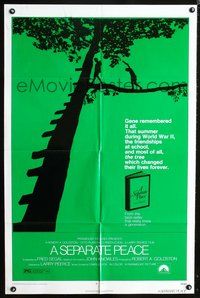 3g737 SEPARATE PEACE one-sheet poster '72 John Knowles classic, cool image of children in tree!