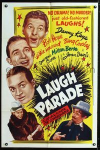 3g780 SOUND OF LAUGHTER one-sheet movie poster '63 Bob Hope, Danny Kaye, Bing Crosby, Laugh Parade!