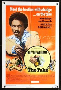 3g832 TAKE one-sheet '74 Billy Dee Williams is a brother who takes on the mob and wins both ways!
