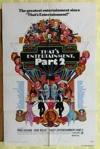 3g860 THAT'S ENTERTAINMENT PART 2 style C one-sheet '75 Fred Astaire, Gene Kelly & many MGM greats!