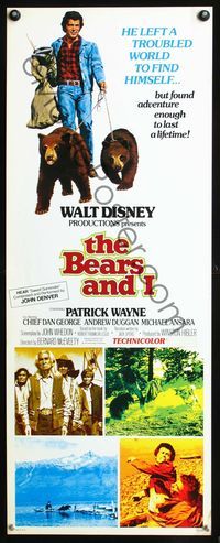 3j340 BEARS & I insert '74 Patrick Wayne left a troubled world and found adventure, Walt Disney