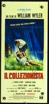 3j054 COLLECTOR Italian locandina poster '65 art of Terence Stamp & Samantha Eggar, William Wyler