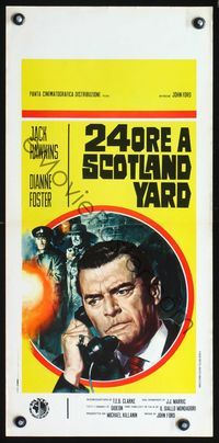 3j115 GIDEON OF SCOTLAND YARD Italian locandina R70 John Ford, top crime-fighter Jack Hawkins!