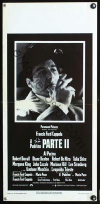 3j116 GODFATHER PART II Italian locandina poster '74 Al Pacino in Coppola classic crime sequel!