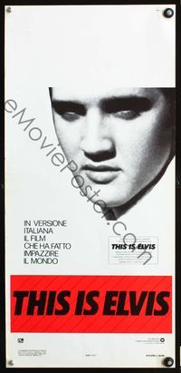 3j271 THIS IS ELVIS Italian locandina movie poster '81 Elvis Presley rock 'n' roll biography!