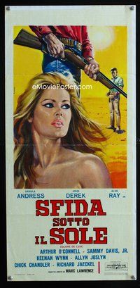 3j203 NIGHTMARE IN THE SUN Italian locandina '64 cool different Casaro art of sexy Ursula Andress!