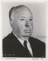 3m015 ALFRED HITCHCOCK 8x10 still '59 great close portrait in suit & tie from North by Northwest!