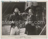 3m056 BOTANY BAY 8x10 movie still '53 James Mason & Murray Matheson standing on deck of ship!