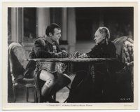 3m084 CONQUEST 8x10 movie still '37 Charles Boyer as Napoleon sits at table with Maria Ouspenskaya!
