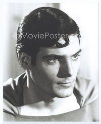 3m427 SUPERMAN 8x10 movie still '78 great headshot close up of Christopher Reeve in costume!