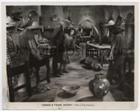 3m456 UNDER A TEXAS MOON 8x10 movie still '30 sexy young Myrna Loy shows men a dead body in cantina!