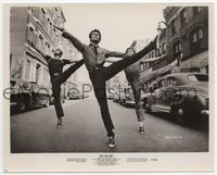 3m482 WEST SIDE STORY 8x10 '61 classic image of George Chakiris & Sharks dancing in the street!