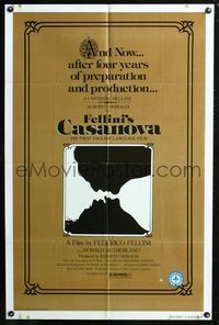 3r303 FELLINI'S CASANOVA 1sheet '76 Il Casanova di Federico Fellini, Donald Sutherland, Tina Aumont
