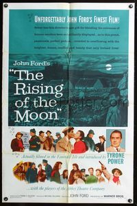 3r720 RISING OF THE MOON 1sheet '57 John Ford's three short stories about country life in Ireland!