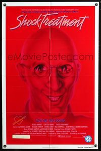 3r772 SHOCK TREATMENT one-sheet poster '81 Rocky Horror follow-up, wild image of demented doctor!
