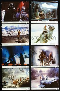 3t159 EMPIRE STRIKES BACK 8 color 11x14 movie stills '80 George Lucas, Darth Vader, Mark Hamill