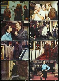 3t328 LONDON CONSPIRACY 8 color English 10x14s '76 Tony Curtis & Roger Moore from The Persuaders!