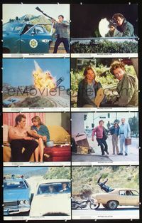 3t358 MOVING VIOLATION 8 color 11x14 movie stills '76 Stephen McHattie, Kay Lenz, Eddie Albert