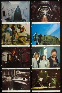 3t478 STAR WARS 8 color 11x14s '77 George Lucas classic sci-fi epic, Mark Hamill, Harrison Ford