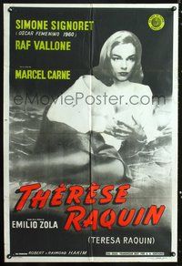 3t584 ADULTRESS Argentinean '53 Marcel Carne, great full-length image of sexy Simone Signoret!