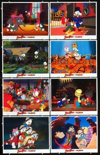 3t151 DUCKTALES: THE MOVIE 8 movie lobby cards '90 Walt Disney, Scrooge McDuck, Huey, Dewey & Louie!