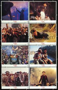 3t158 EMPIRE OF THE SUN 8 movie lobby cards '87 Stephen Spielberg, Christian Bale in his first role!