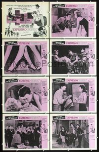 3t168 EXPRESSO BONGO 8 lobby cards '60 Laurence Harvey, Sylvia Syms, Val Guest, English beatniks!