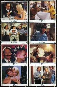 3t178 FATHER'S DAY 8 lobby cards '97 Robin Williams, Billy Crystal, Natassja Kinski, Ivan Reitman
