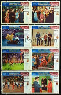 3t196 FLOWER DRUM SONG 8 lobby cards R65 Nancy Kwan, James Shigeta, Rodgers & Hammerstein musical!
